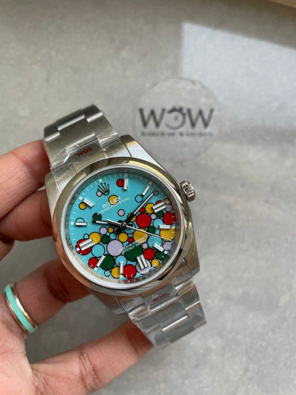 KRF Factory 1:1 Oyster Perpetual 36 126000 904L SS Bubble Dial A2824