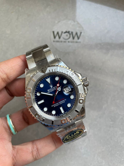 Clean Factory 1:1 Yacht-Master 126622 Best Edition 904L Steel Blue Dial on SS Bracelet VR3235