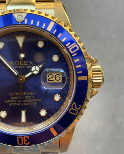 Clean Factory 1:1 Submariner 116618 LB Best Edition Blue Ceramic YG Plated 904L Steel VS3135