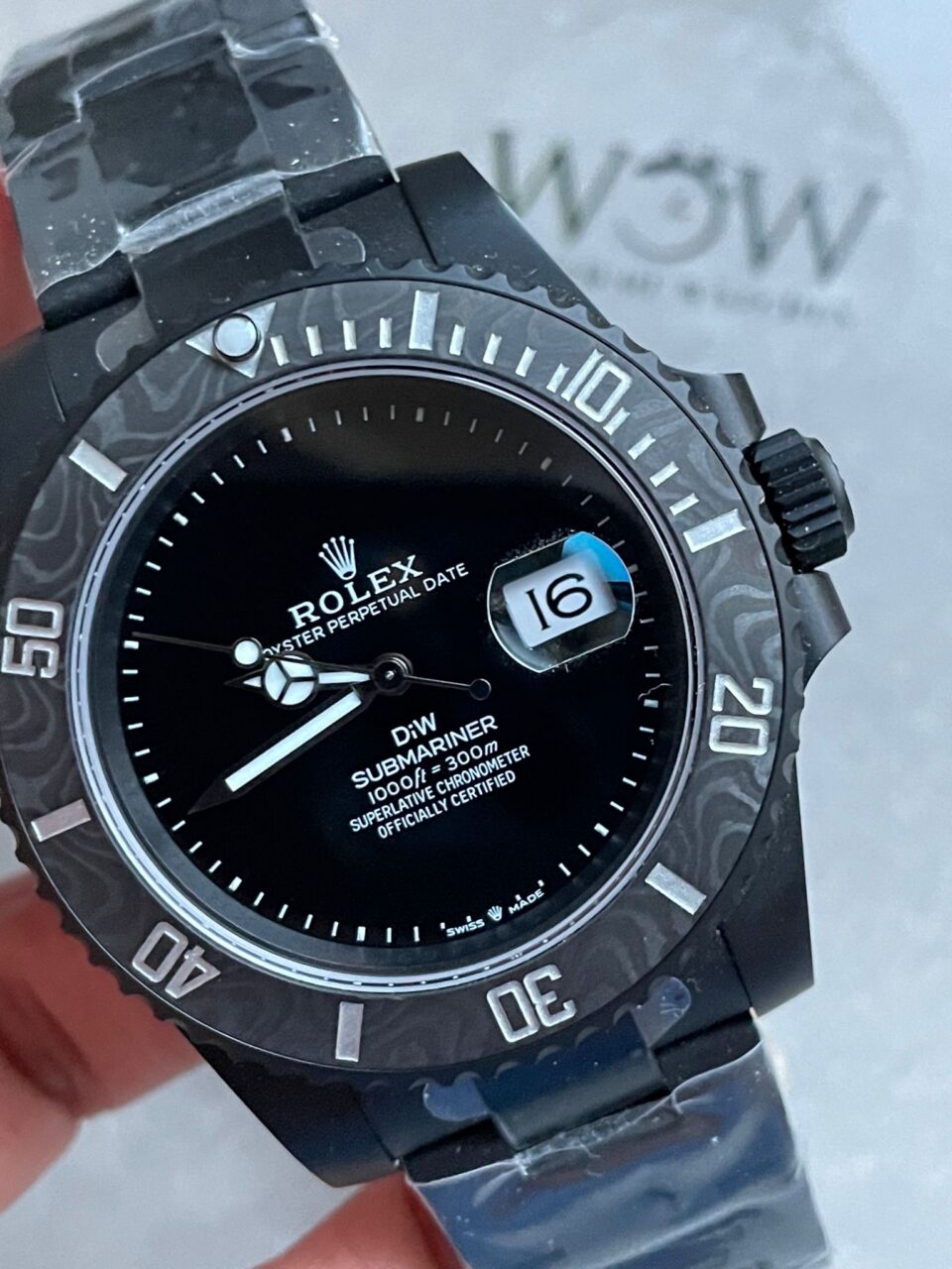 VSF FACTORY 1:1 Submariner DiW 904L DLC Graduated Blue Dial VS3135