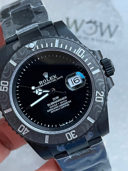VSF FACTORY 1:1 Submariner DiW 904L DLC Graduated Blue Dial VS3135