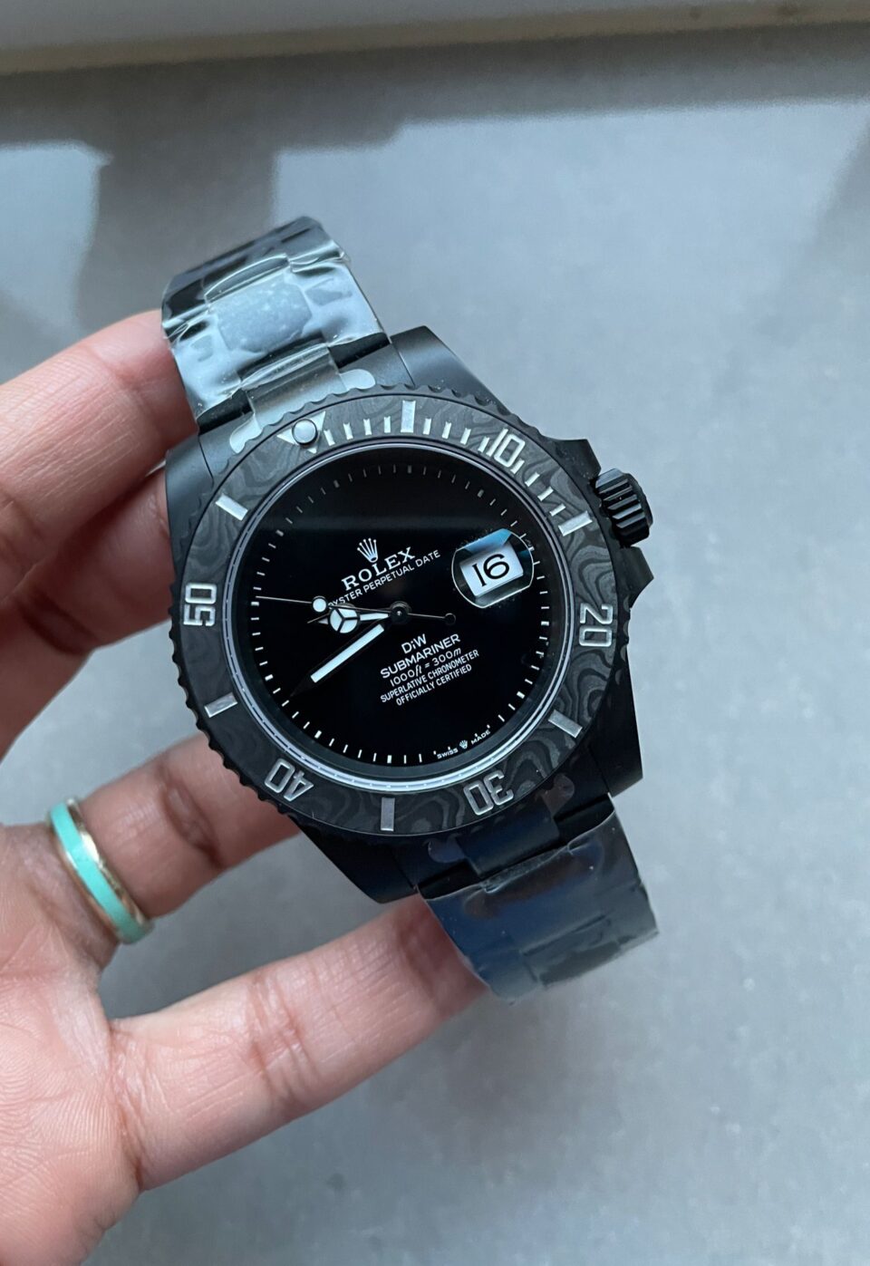 VSF FACTORY 1:1 Submariner DiW 904L DLC Graduated Blue Dial VS3135