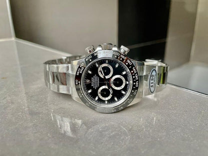 CLEAN FACTORY 1:1 Daytona 116500 PANDA Best Edition CF 904L SS Case and BLACK Dial