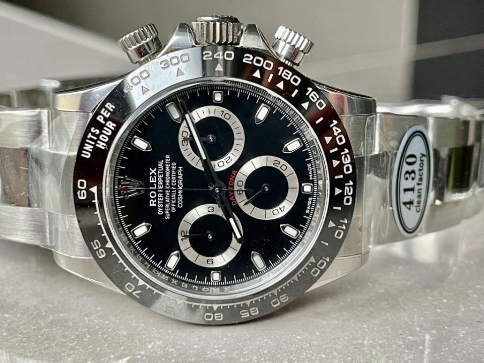 CLEAN FACTORY 1:1 Daytona 116500 PANDA Best Edition CF 904L SS Case and BLACK Dial