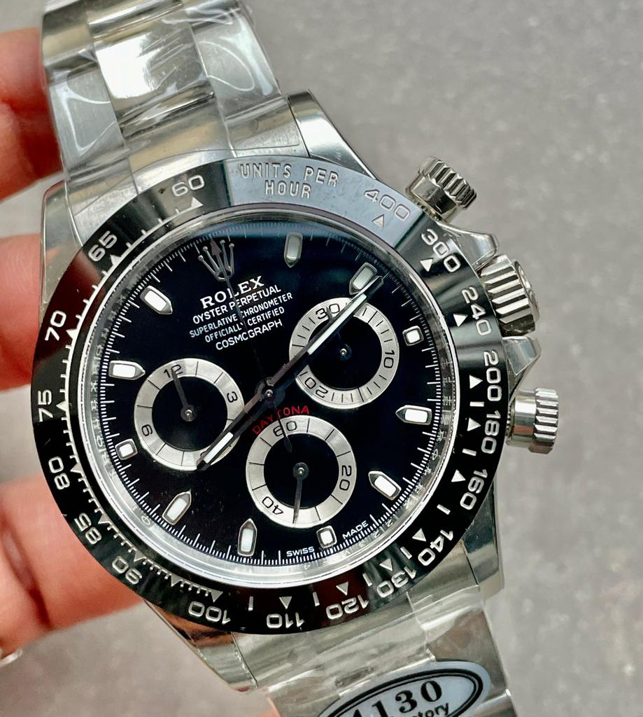 CLEAN FACTORY 1:1 Daytona 116500 PANDA Best Edition CF 904L SS Case and BLACK Dial