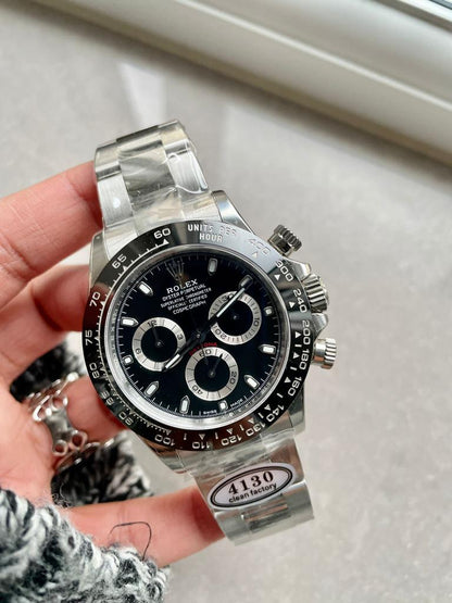 CLEAN FACTORY 1:1 Daytona 116500 PANDA Best Edition CF 904L SS Case and BLACK Dial