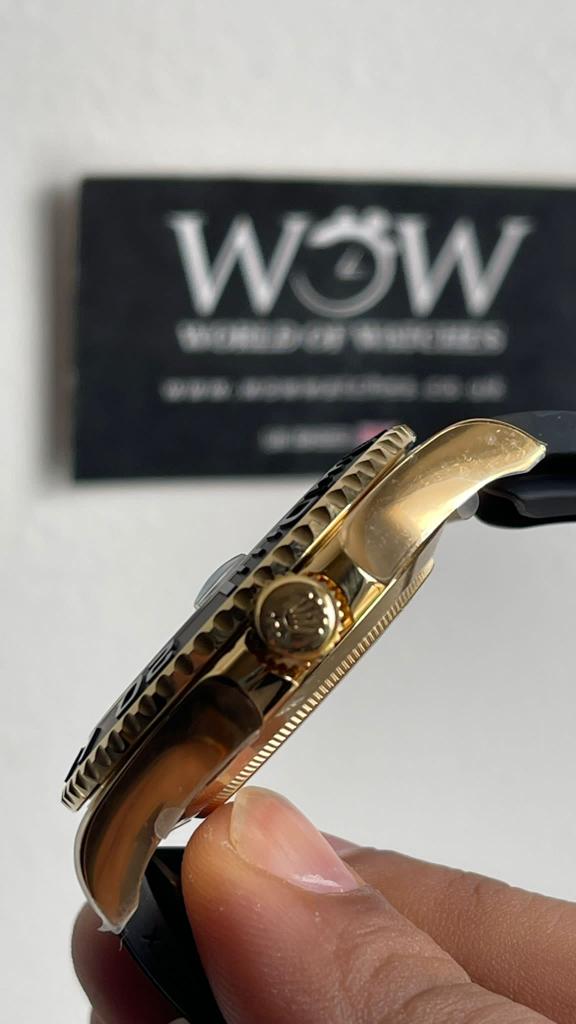 CLEAN FACTORY 1:1 Yacht-Master 42mm 226658 YG Black Dial on Rubber Strap VR3235