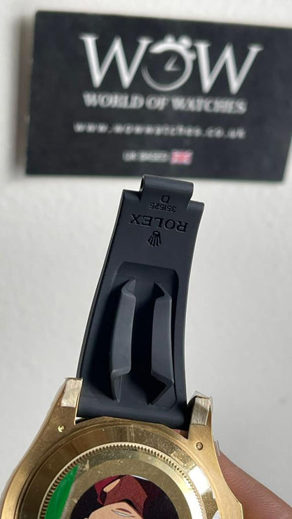 CLEAN FACTORY 1:1 Yacht-Master 42mm 226658 YG Black Dial on Rubber Strap VR3235