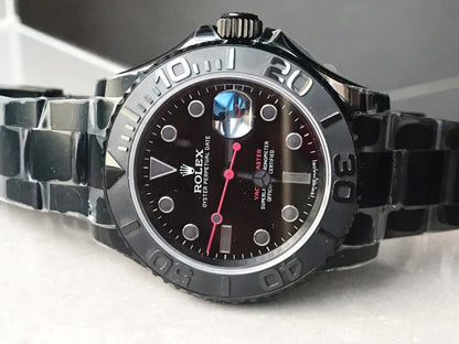 VRF FACTORY 1:1 YachtMaster All Black PVD Best Edition Black Dial SA3135
