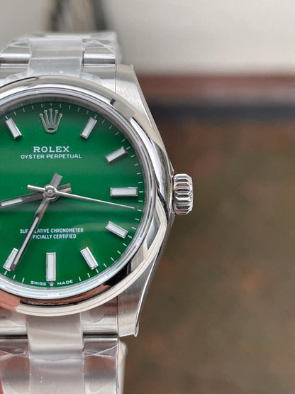 EWF Factory 1:1 Oyster Perpetual 31mm 277200 Best Edition GREEN Dial