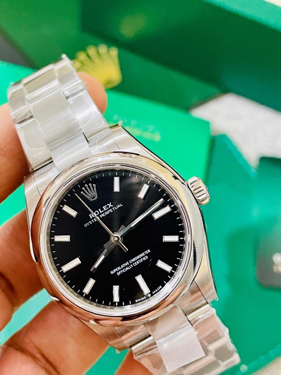 EWF Factory 1:1 Oyster Perpetual 31mm 277200 Best Edition BLACK Dial