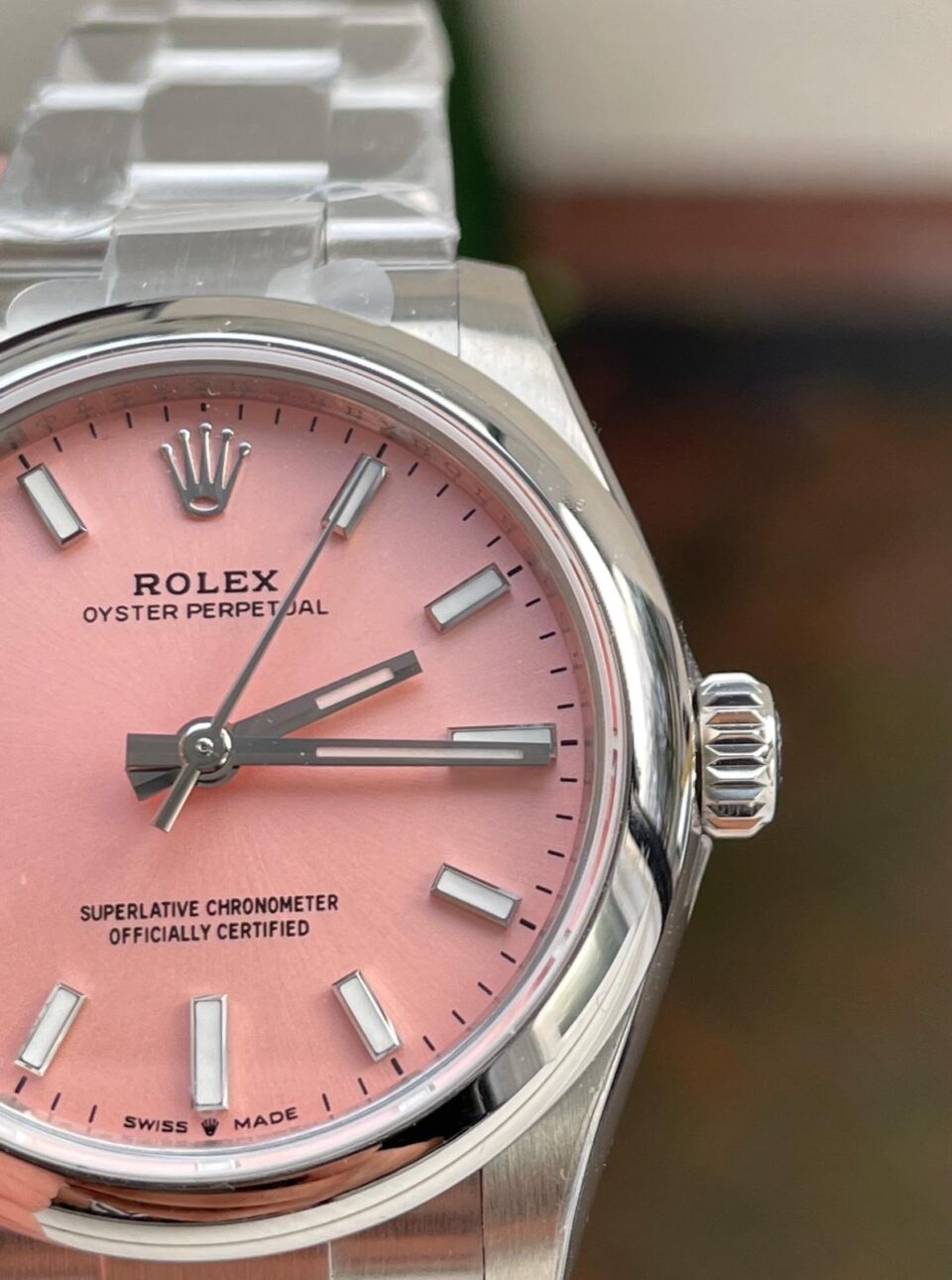 EWF Factory 1:1 Oyster Perpetual 31mm 277200 Best Edition PINK Dial