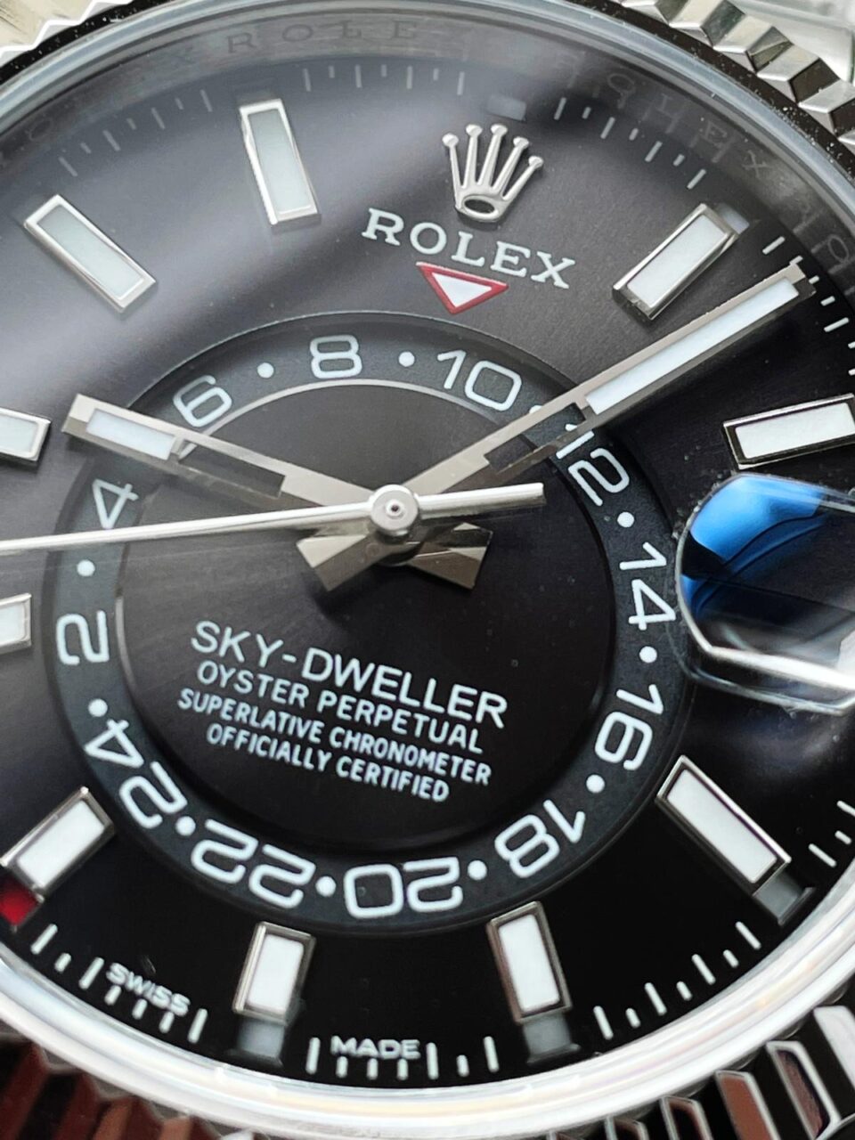 Noob FACTORY 1:1 Sky-Dweller 326934 SS Best Edition Black Dial A23J
