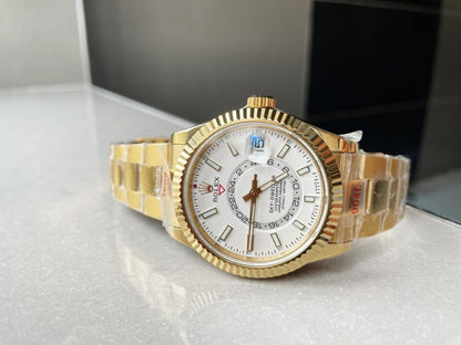 Noob FACTORY 1:1 Sky-Dweller 326934 SS Best Edition White Dial A23J