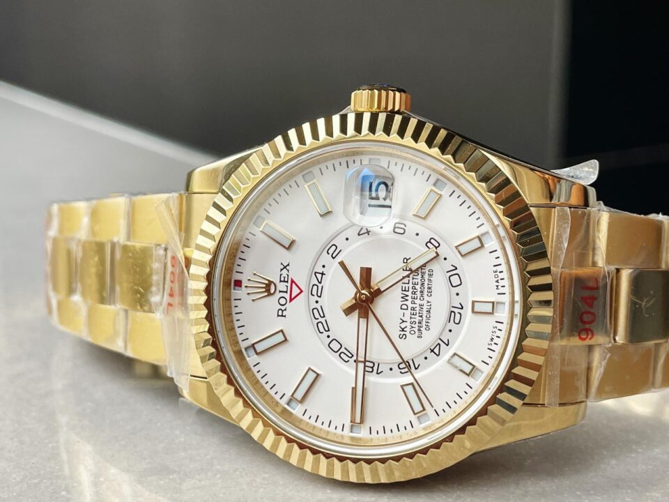 Noob FACTORY 1:1 Sky-Dweller 326934 SS Best Edition White Dial A23J
