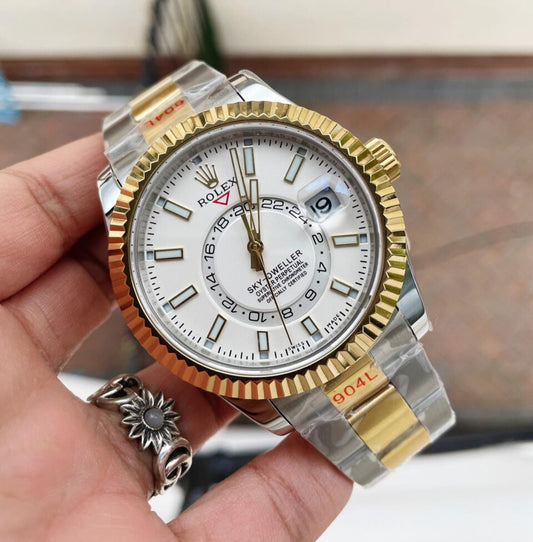 Noob FACTORY 1:1 Sky-Dweller 326934 SS Best Edition White Dial A23J