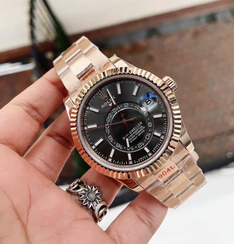 Noob FACTORY 1:1 Sky-Dweller 326934 SS Best Edition Black Dial A23J