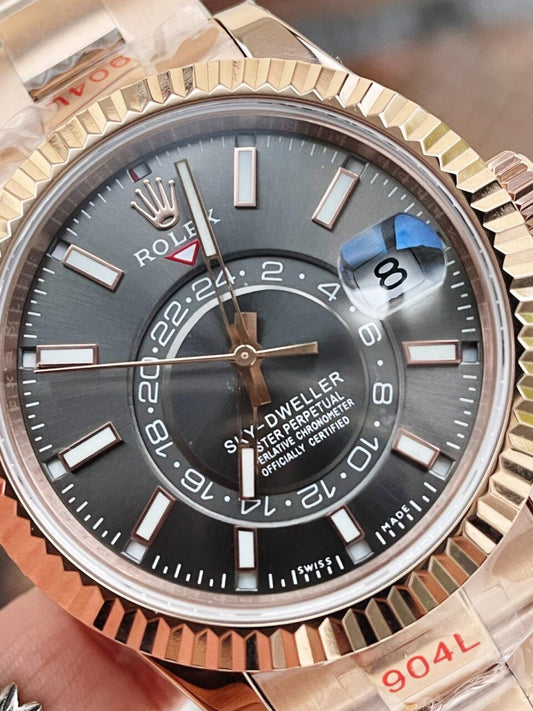 Noob FACTORY 1:1 Sky-Dweller 326934 SS Best Edition Black Dial A23J