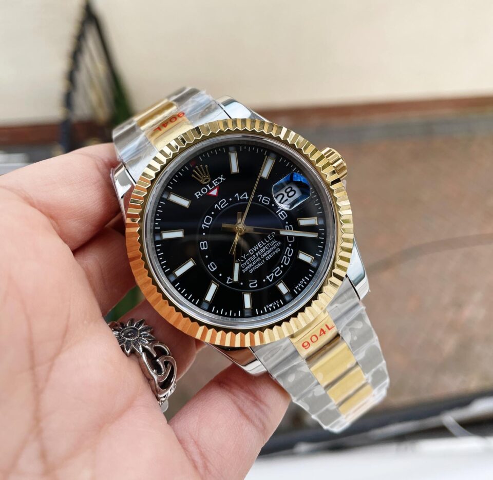 Noob FACTORY 1:1 Sky-Dweller 326934 SS Best Edition Black Dial A23J