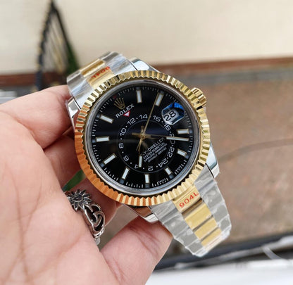 Noob FACTORY 1:1 Sky-Dweller 326934 SS Best Edition Black Dial A23J