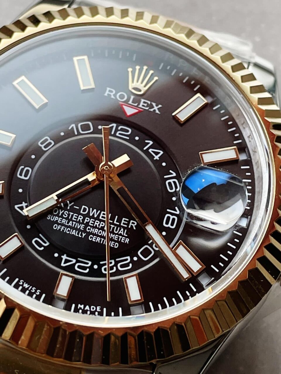 Noob FACTORY 1:1 Sky-Dweller 326934 SS Best Edition Black Dial A23J