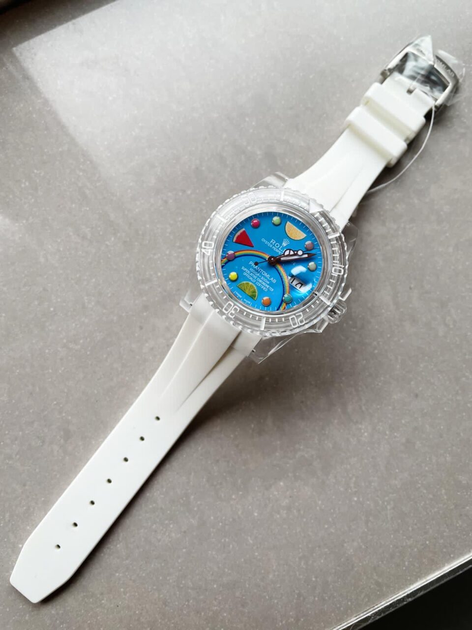 GF FACTORY 1:1 Submariner Phantomlab Transparent Best Edition Blue Fruit Dial VR3135