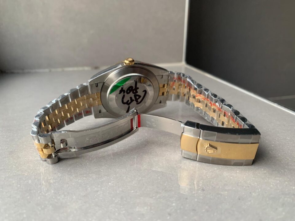 REF Factory 1:1 Best New DateJust 41 126334 SS/YG Edition Gray Dial Green Roman Markers A3235