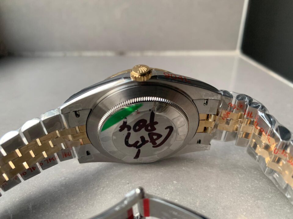 REF Factory 1:1 Best New DateJust 41 126334 SS/YG Edition Gray Dial Green Roman Markers A3235