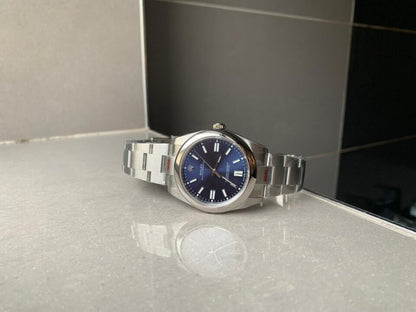 EW FACTORY 1:1 OYSTER PERPETUAL BRIGHT BLUE dial 41MM Asian A3230
