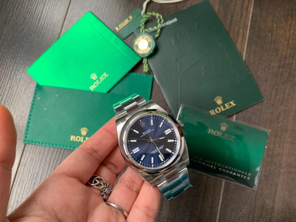 EW FACTORY 1:1 OYSTER PERPETUAL BRIGHT BLUE dial 41MM Asian A3230