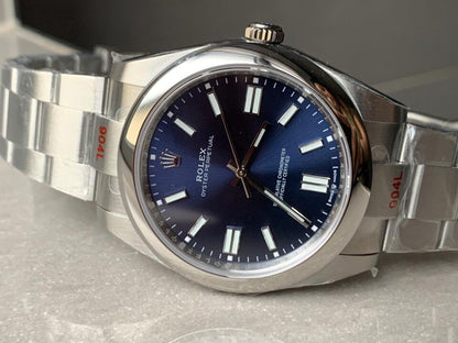EW FACTORY 1:1 OYSTER PERPETUAL BRIGHT BLUE dial 41MM Asian A3230