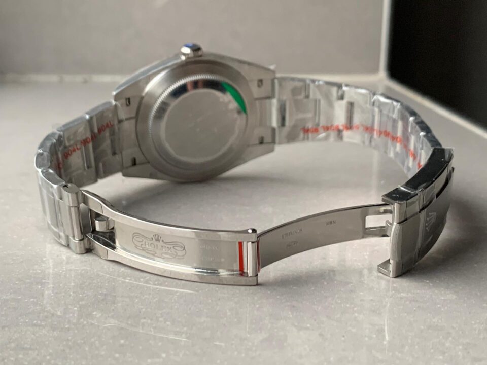 EW FACTORY 1:1 OYSTER PERPETUAL BRIGHT BLACK DIAL41MM Asian A3230