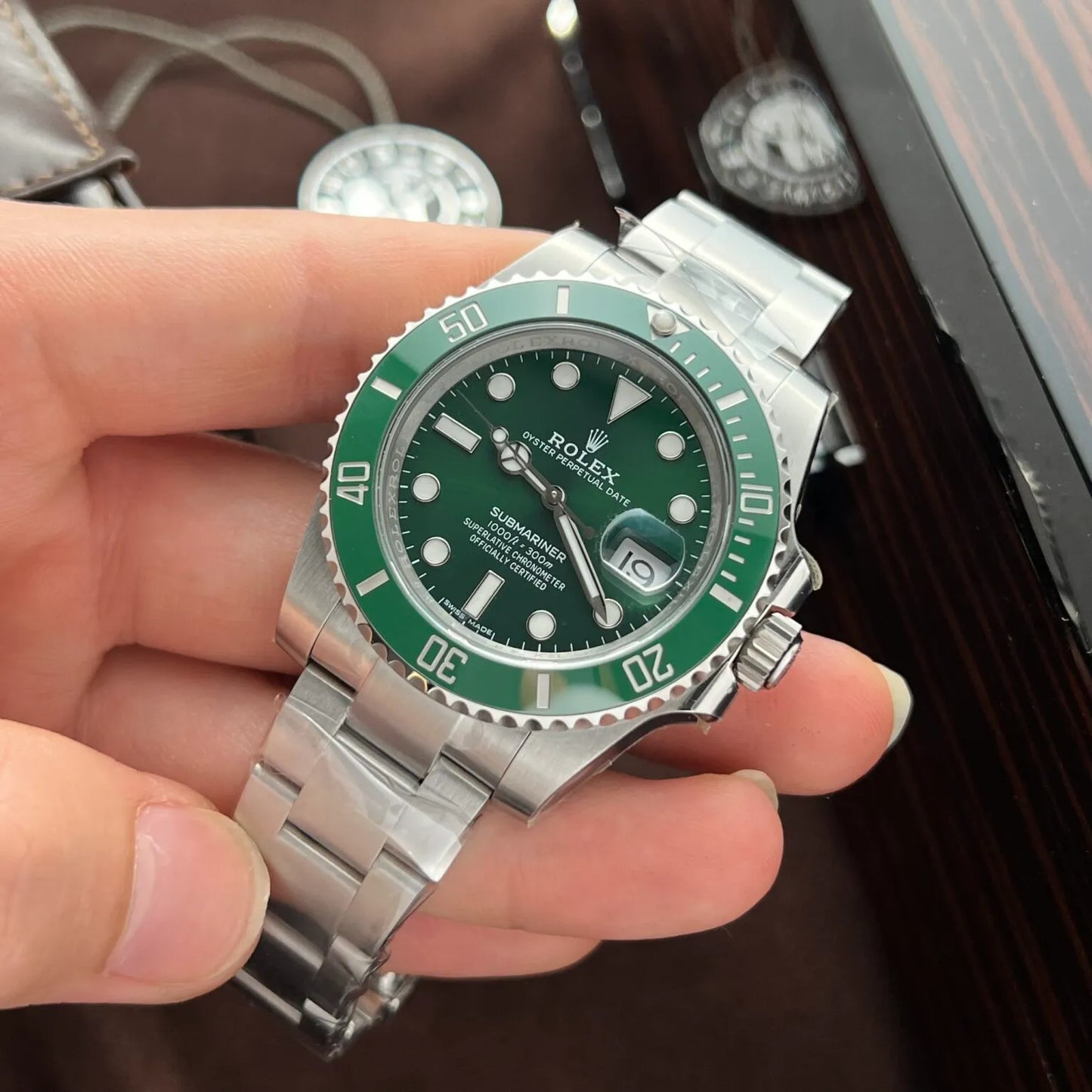 Submariner Green Dial 116610LV “Hulk