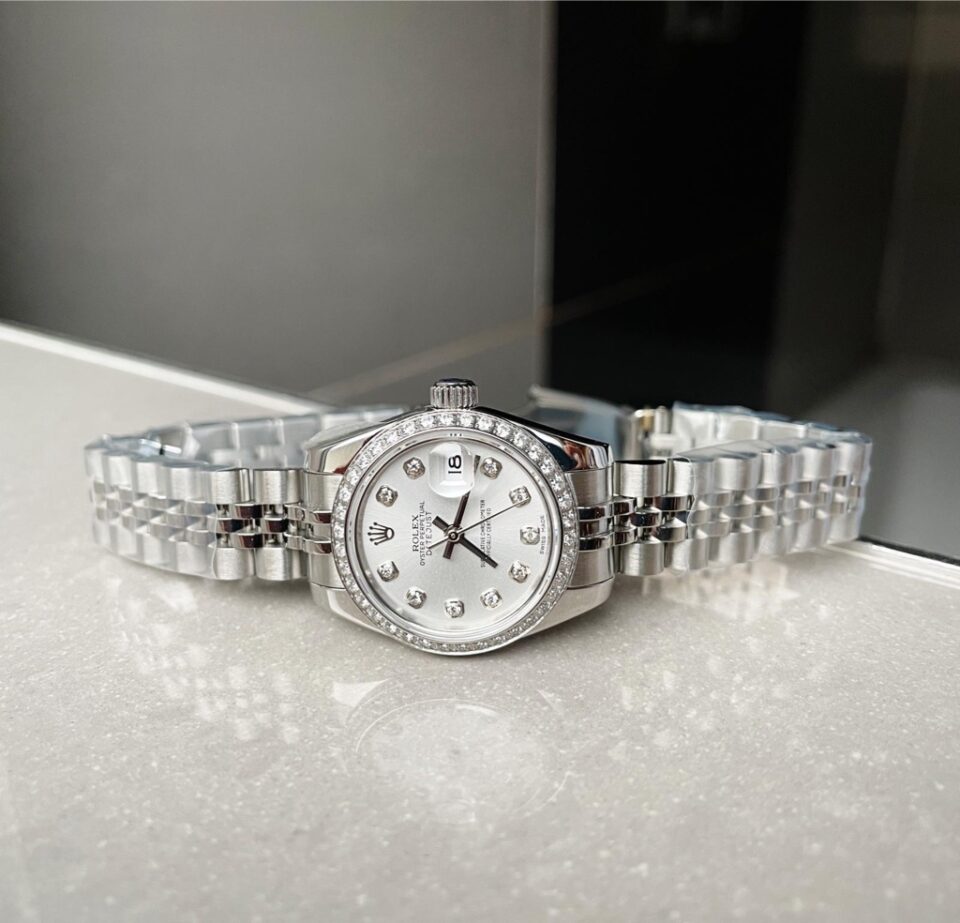 Datejust 31mm 278273 YG/SS White Dial Diamond Bezel