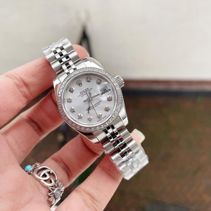 Datejust 31mm 278273 YG/SS White Dial Diamond Bezel