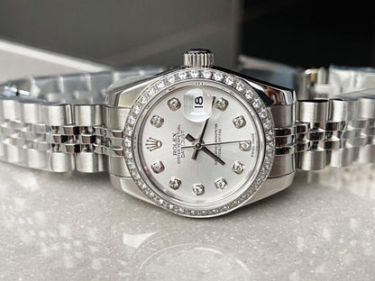 Datejust 31mm 278273 YG/SS White Dial Diamond Bezel