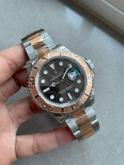 VSF FACTORY 1:1 Yacht-Master 126621 904L/RG Best Edition Brown Dial VS3235