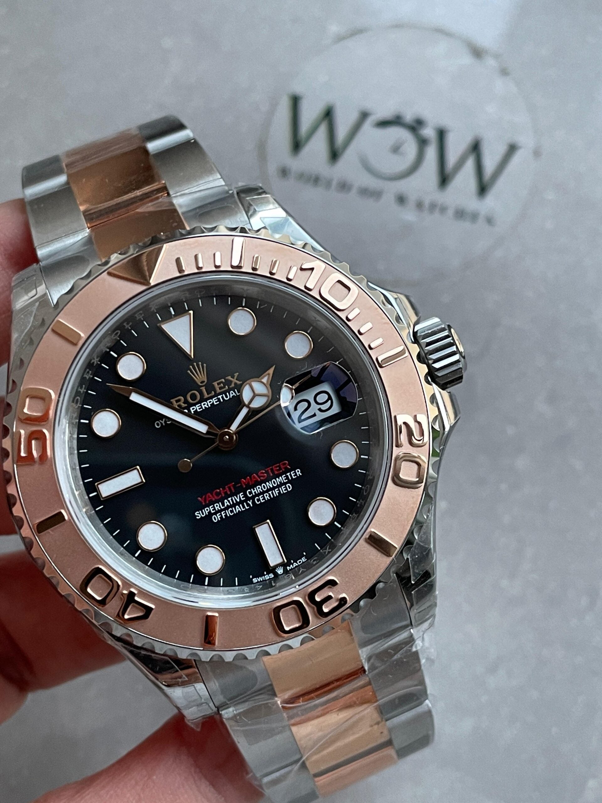 VSF FACTORY 1:1 Yacht-Master 126621 904L/RG Best Edition Black Dial VS3235