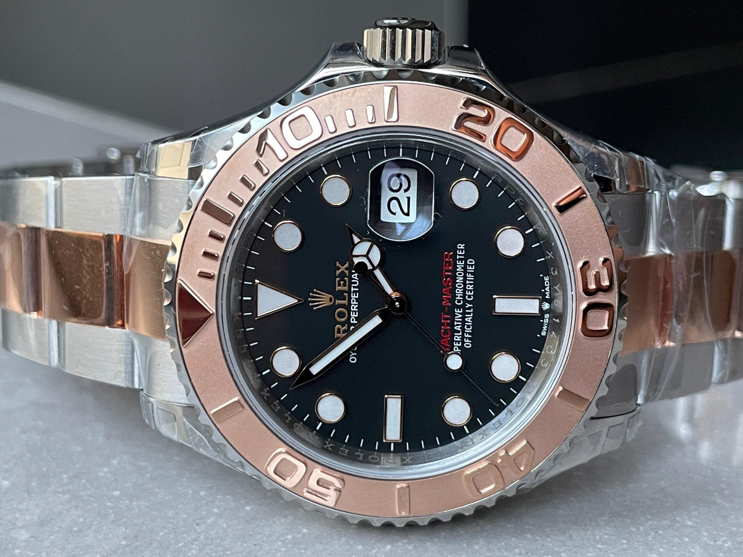 VSF FACTORY 1:1 Yacht-Master 126621 904L/RG Best Edition Black Dial VS3235