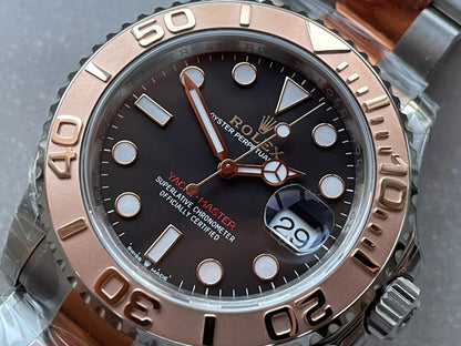 VSF FACTORY 1:1 Yacht-Master 126621 904L/RG Best Edition Black Dial VS3235