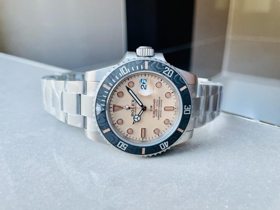 VSF FACTORY 1:1 Submariner DiW “Dune” 904L SS Yellow Dial VS3135
