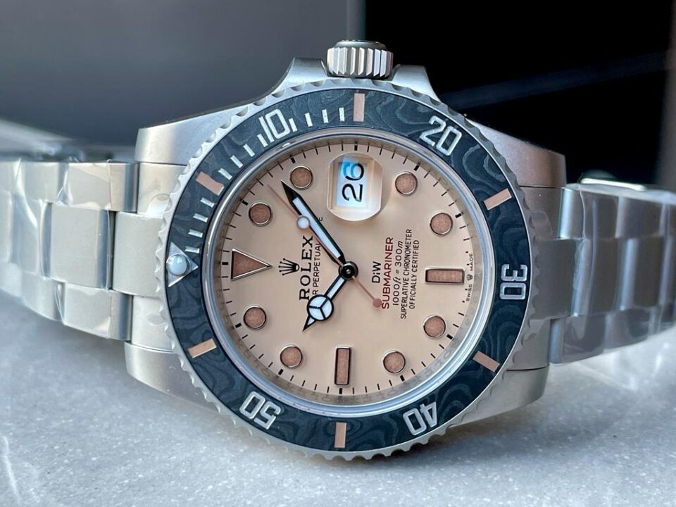 VSF FACTORY 1:1 Submariner DiW “Dune” 904L SS Yellow Dial VS3135