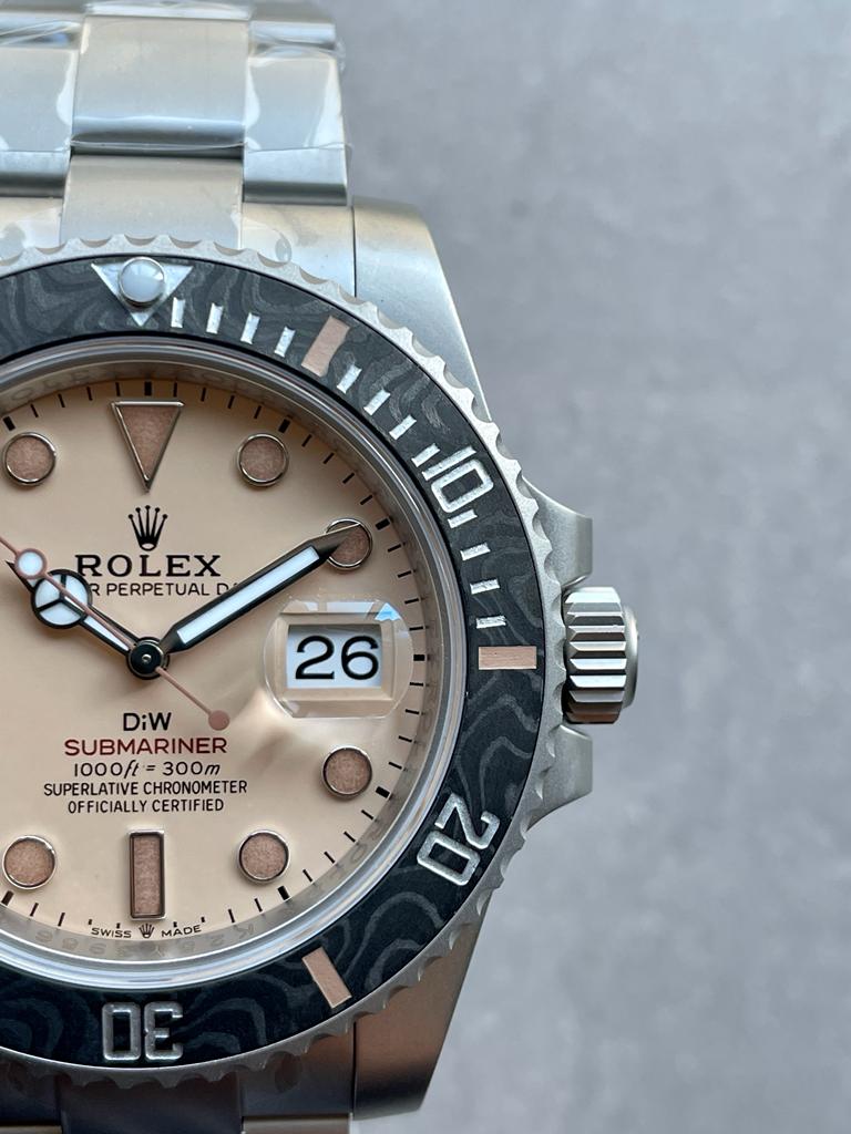 VSF FACTORY 1:1 Submariner DiW “Dune” 904L SS Yellow Dial VS3135