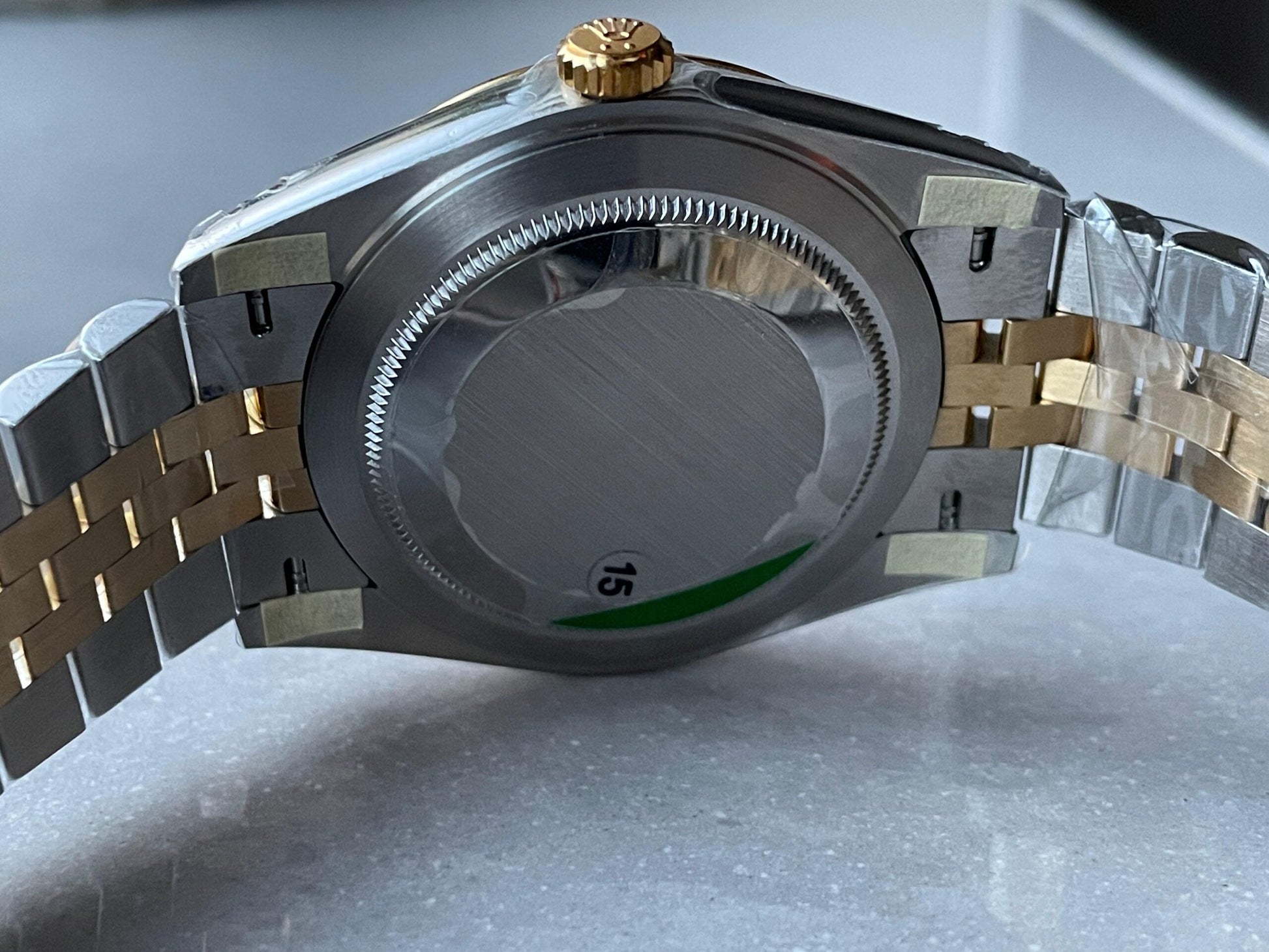 VSF Factory 1:1 Datejust 41mm 126333 904L YG/SS Fluted Bezel Gold Dial on VS3235