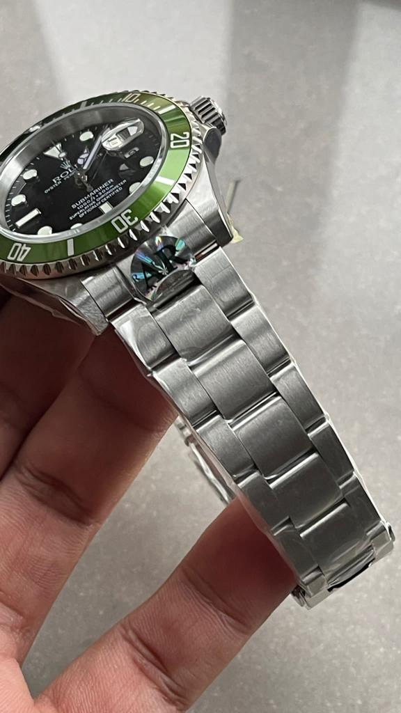 ARF FACTORY 1:1 Submariner 'Kermit' 16610LV 904L SS Black Dial SH3135