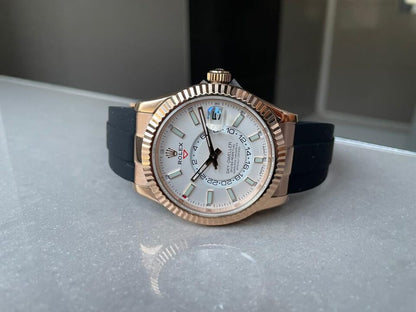 Twf FACTORY 1:1 Skydweller SS/RG best edition white dial