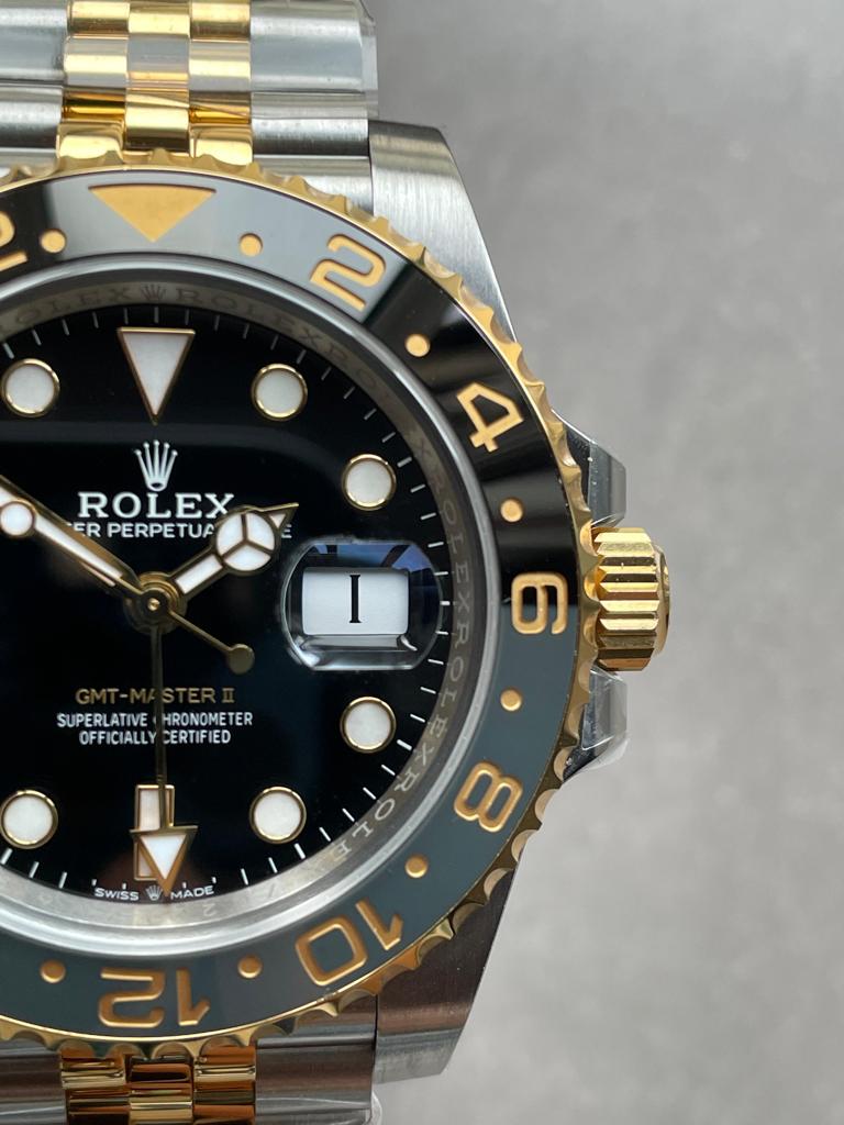 Clean Factory 1:1 GMT-Master II 126713 ZOMBIE 904L YG/SS Black Dial Dots DD3285 CHS