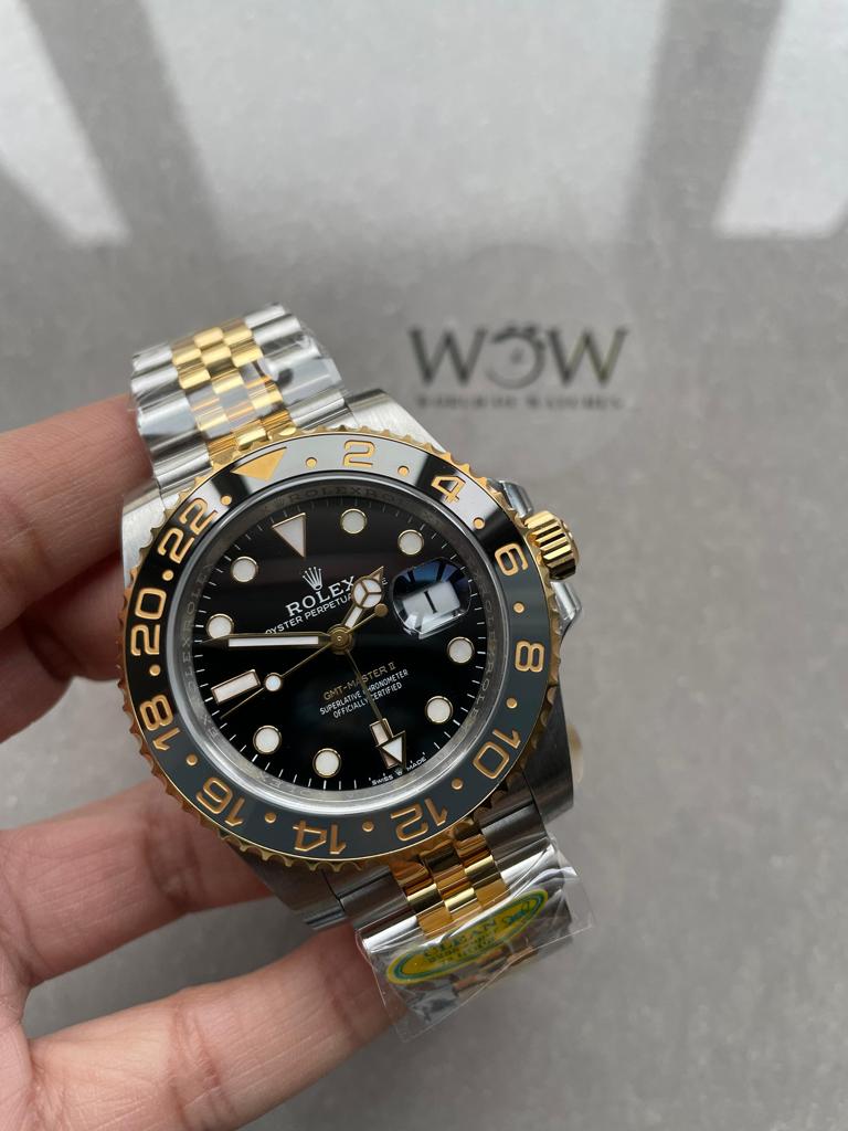 Clean Factory 1:1 GMT-Master II 126713 ZOMBIE 904L YG/SS Black Dial Dots DD3285 CHS