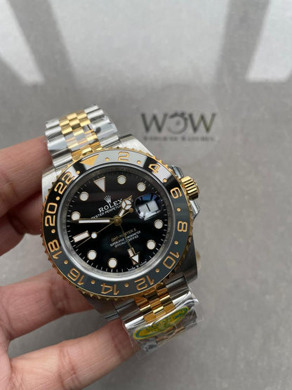 Clean Factory 1:1 GMT-Master II 126713 ZOMBIE 904L YG/SS Black Dial Dots DD3285 CHS