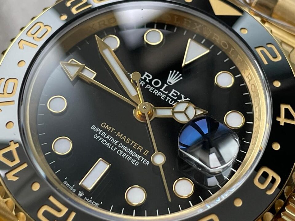 Clean Factory 1:1 GMT-Master II 126718 904L YG Black Dial Dots DD3285 CHS
